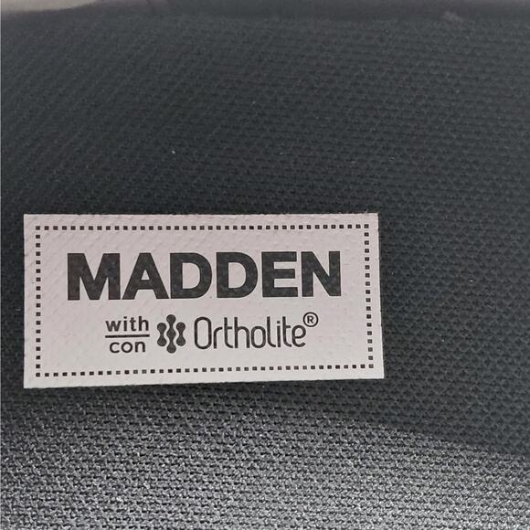 Steve Madden Mens Dress Shoes Size 12 Black Leather Slip On Comfort Loafers - Picture 11 of 12